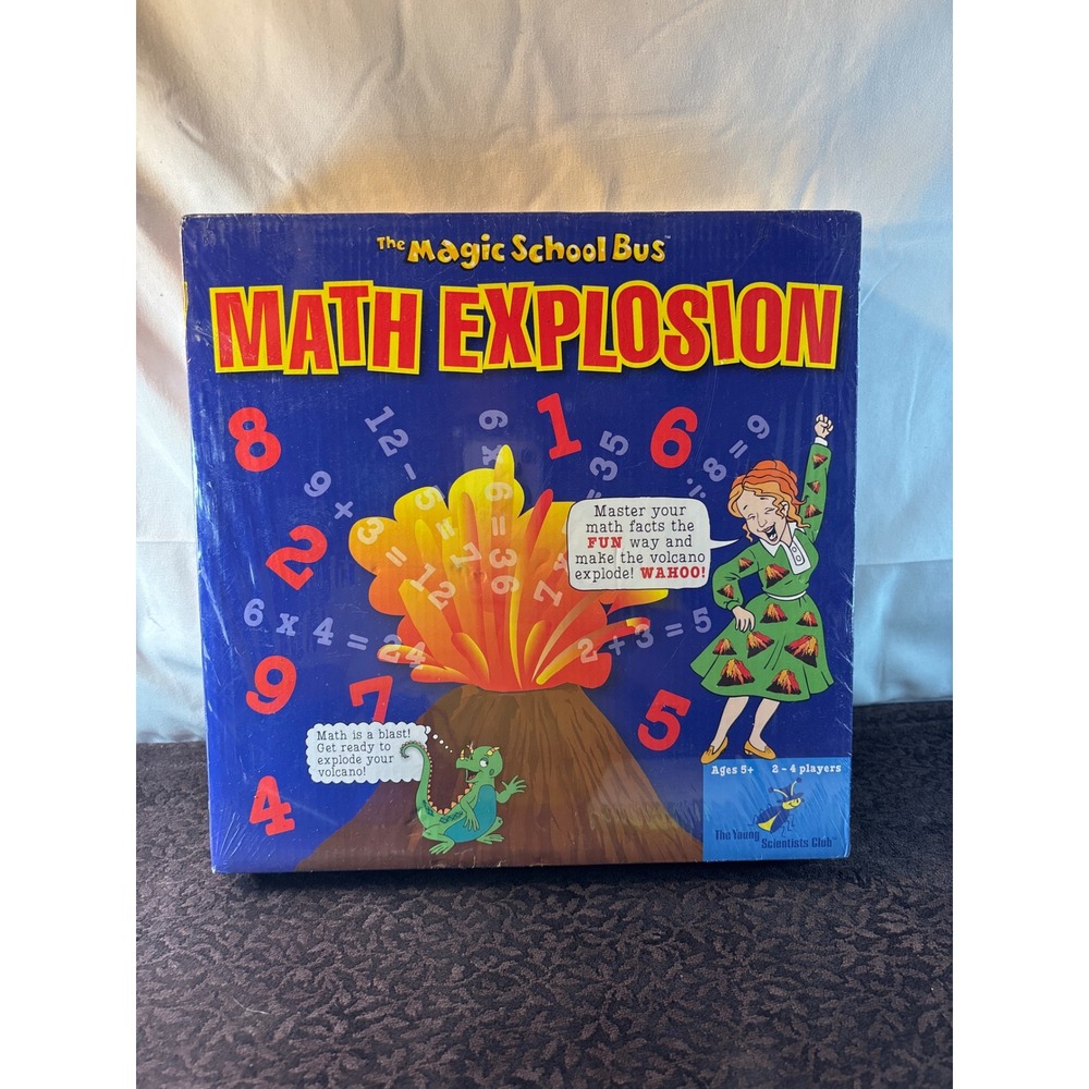 Magic School‎ Bus Math Explosion Board Game Scholastic STEM Educational New